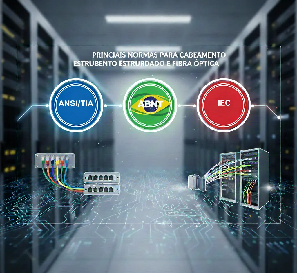 interior de datacenter com servidores e cabeamento estruturado